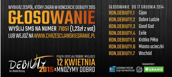 Pomóżmy zespołowi WSCHÓD zagrać na Debiutach