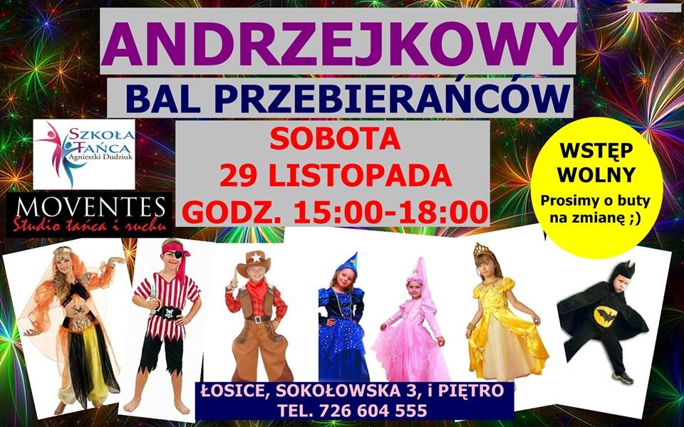 Andrzejkowy Bal Przebierańców dla najmłodszych
