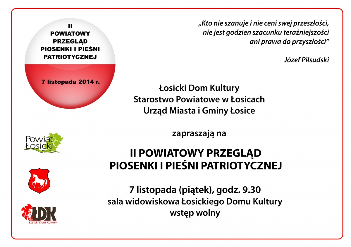 II Powiatowy Przegląd Piosenki i Pieśni Patriotycznej