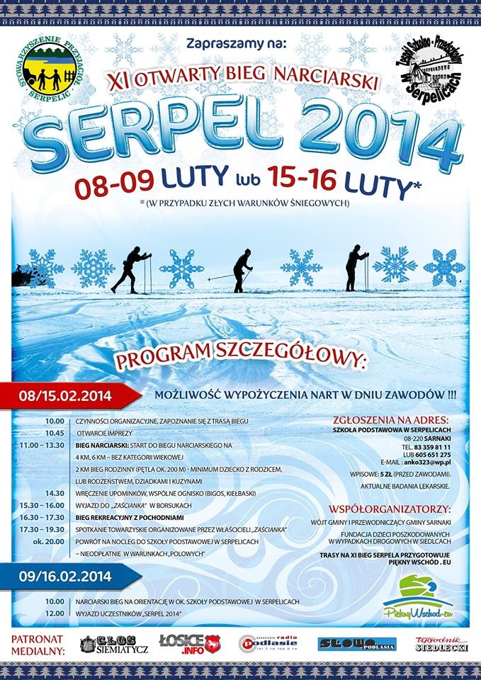 XI Otwarty Bieg Narciarski - SERPEL 2014