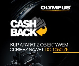 Olympus CASH BACK nawet do 1050 zł