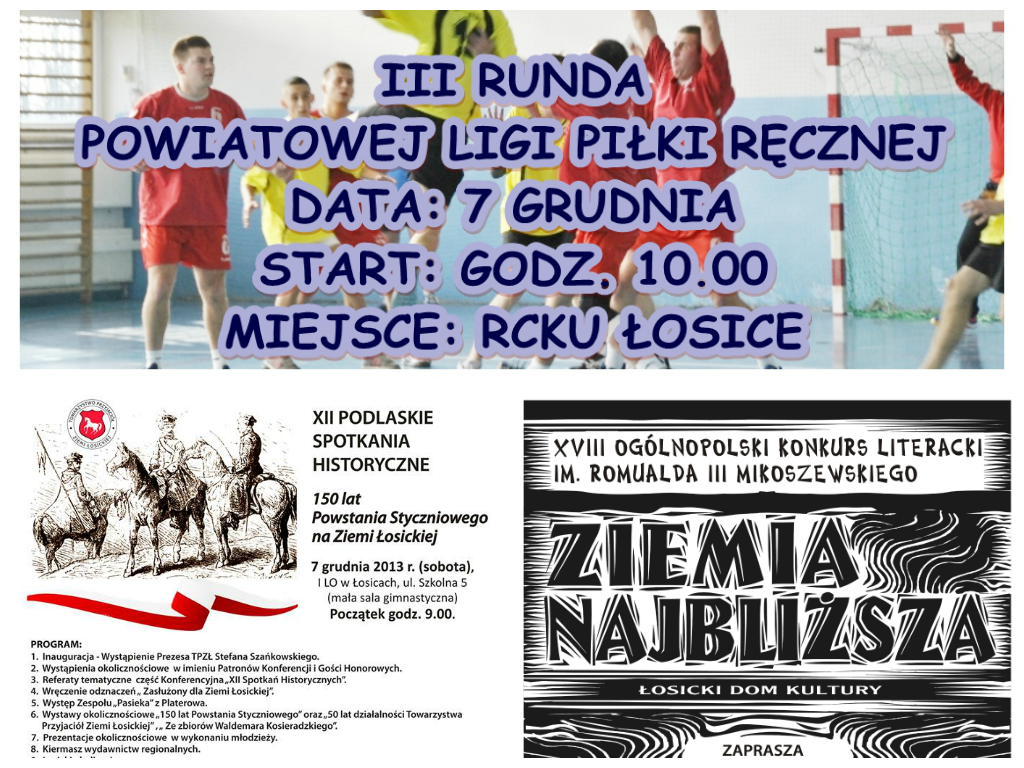 Najbliższe wydarzenia Łosickie