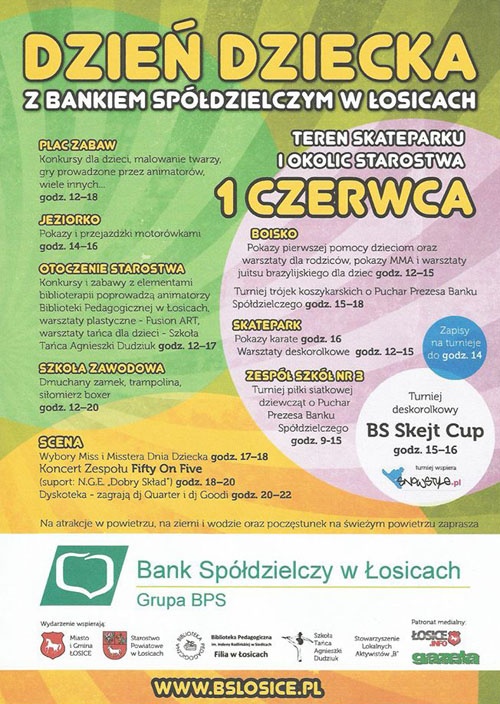 Zapraszamy na Dzień Dziecka w Łosicach