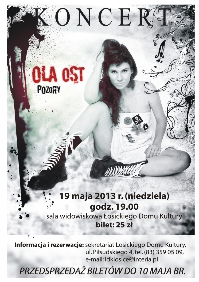 Koncert Ola Ost - 3 Maj