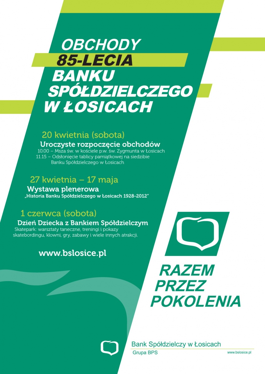 85 lecie Banku Spółdzielczego w Łosicach 