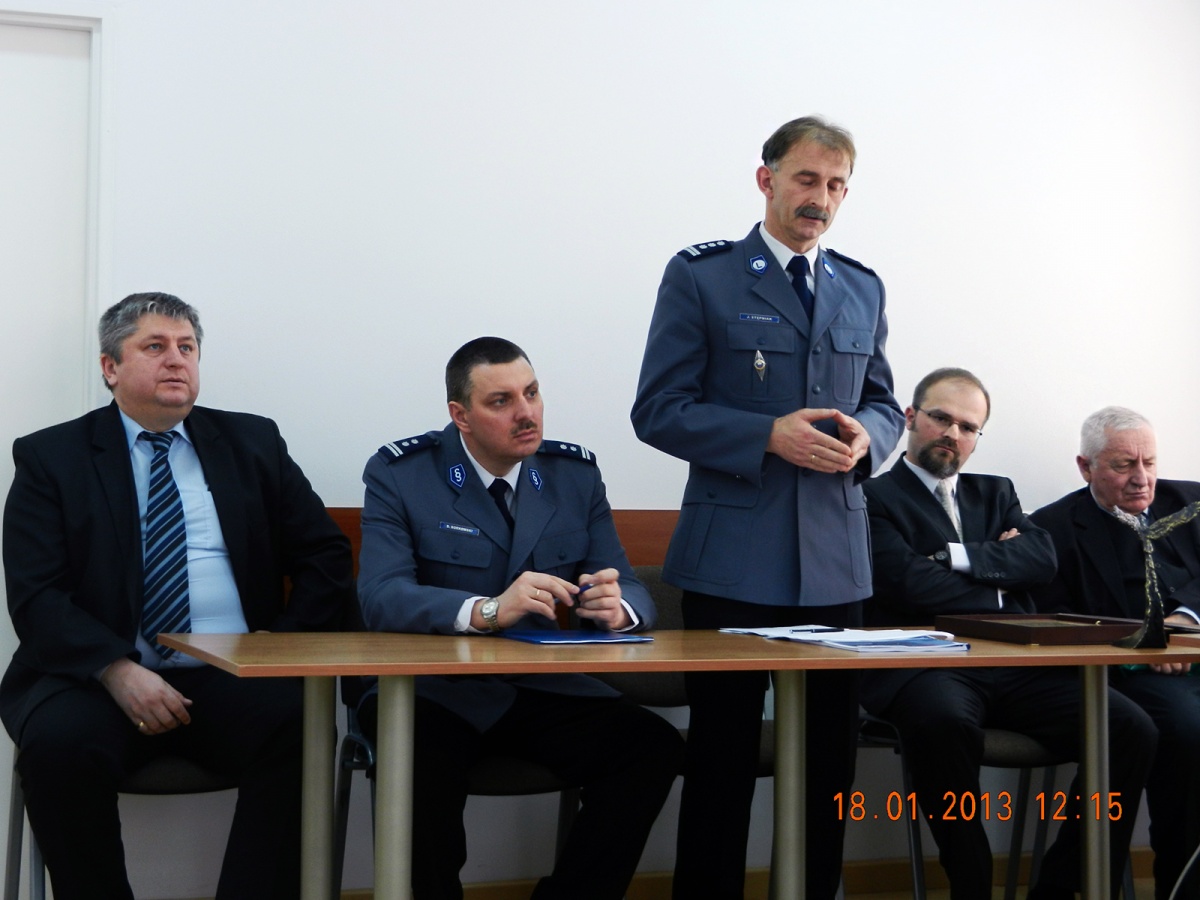 Łosiccy policjanci - podsumowanie zadań za 2012 rok.