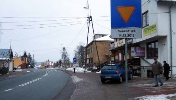 Nowa organizacja ruchu w Sarnakach    
