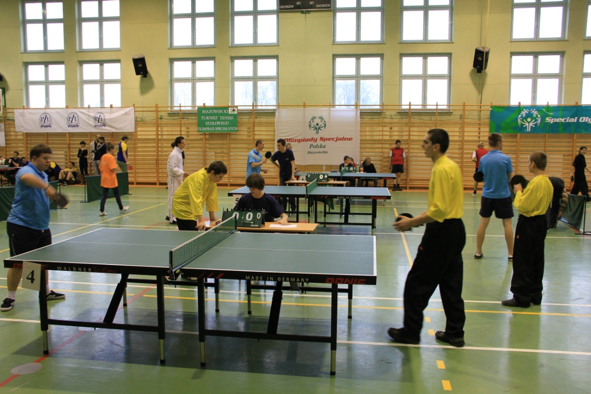 VIII Mazowiecki Turniej Tenisa Stołowego Olimpiad Specjalnych