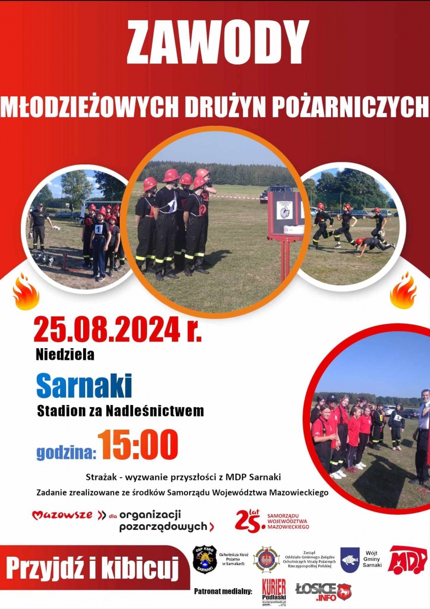 Zawody Młodzieżowych Drużyn Pożarniczych w Sarnakach: Przyjdź i Kibicuj!