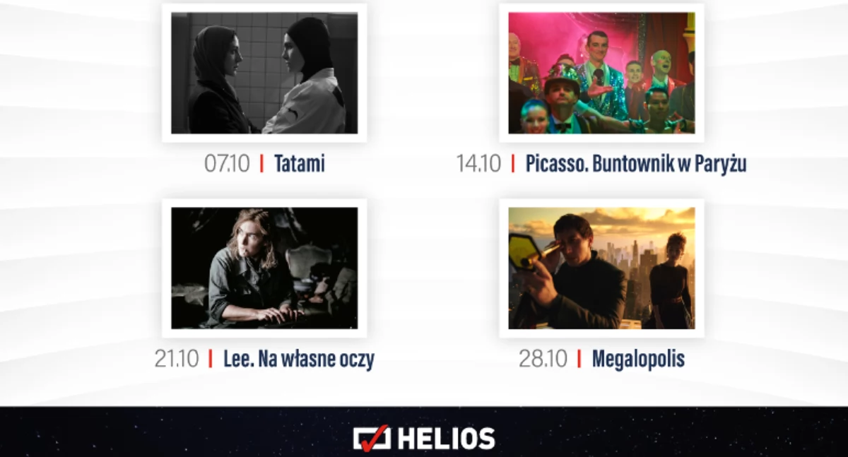 Kino Konesersa- Kino Helios zaprasza na wyjątkowe filmy. 