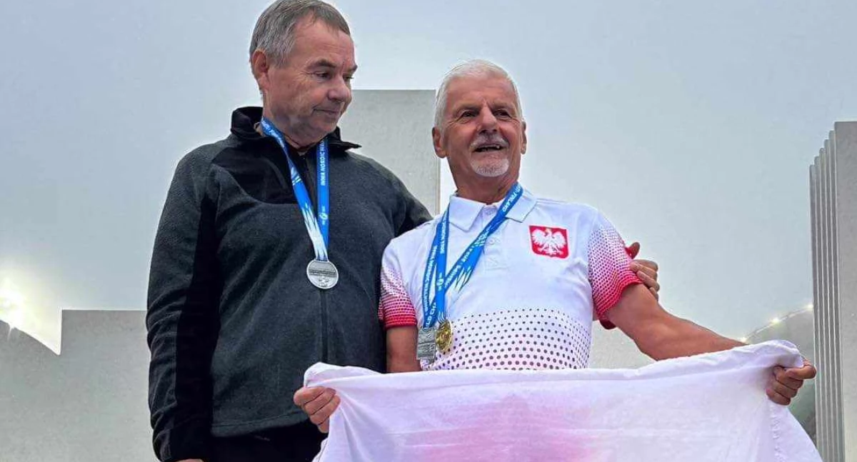 Marian Czmoch mistrzem świata! Sukcesy łosickiego sportowca w Nordic Walking