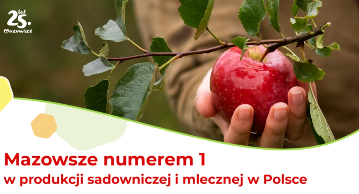Mazowsze numerem 1 w produkcji sadowniczej i mlecznej w Polsce