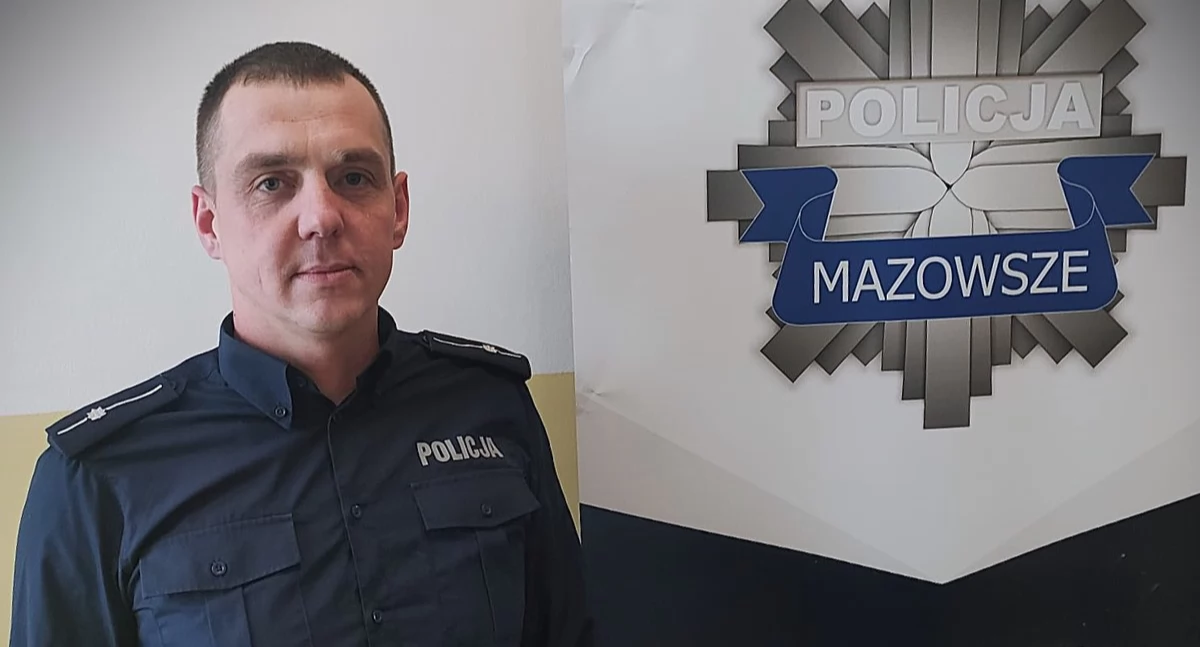 Kompletnie pijany wjechał w ogrodzenie. Ujął go łosicki policjant po służbie