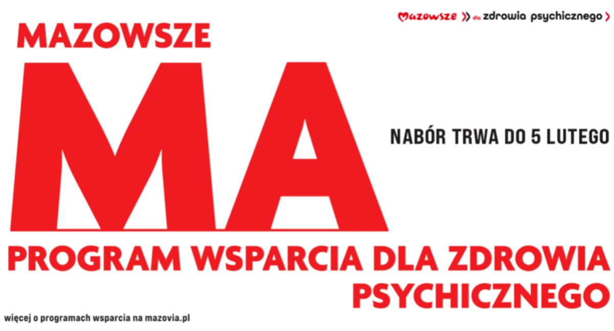 Mazowsze dla Zdrowia Psychicznego – rusza nabór wniosków