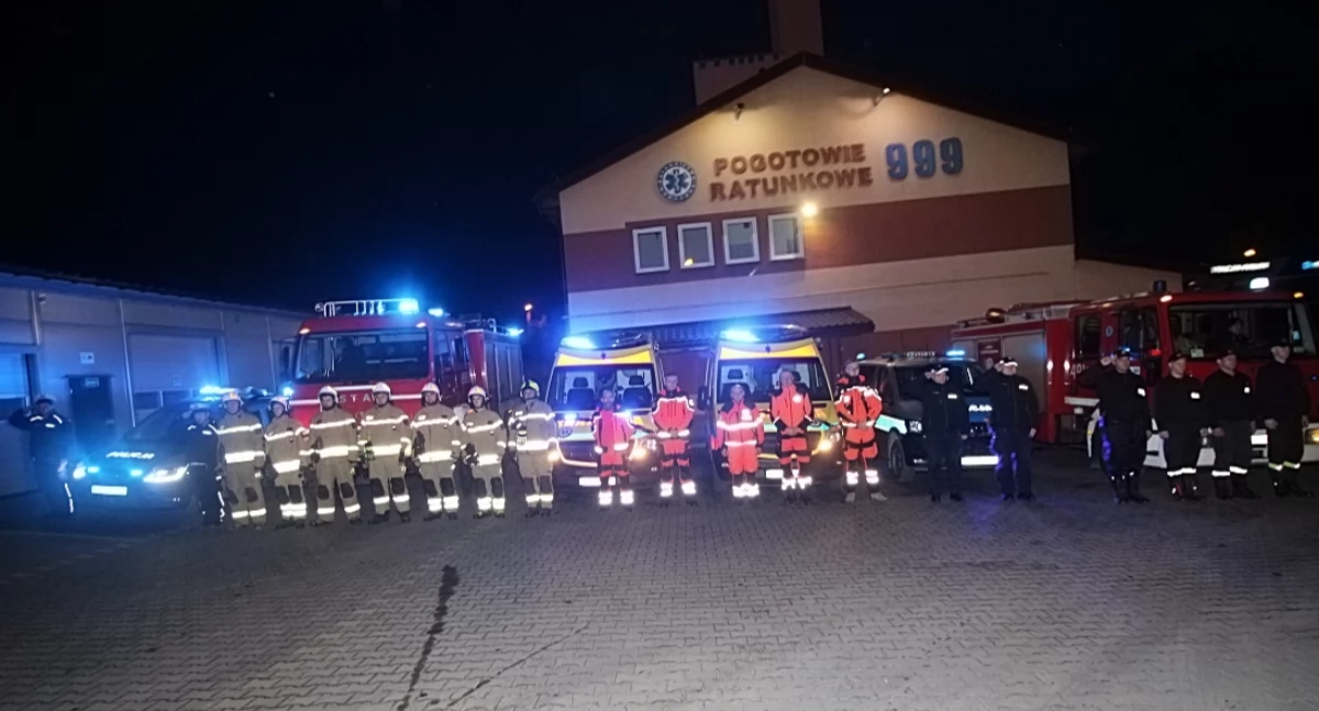 Jedność w tragedii – Łosice oddają hołd zmarłemu ratownikowi
