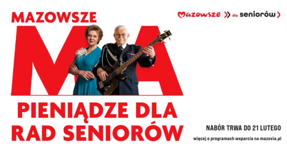 Mazowsze wspiera projekty seniorów