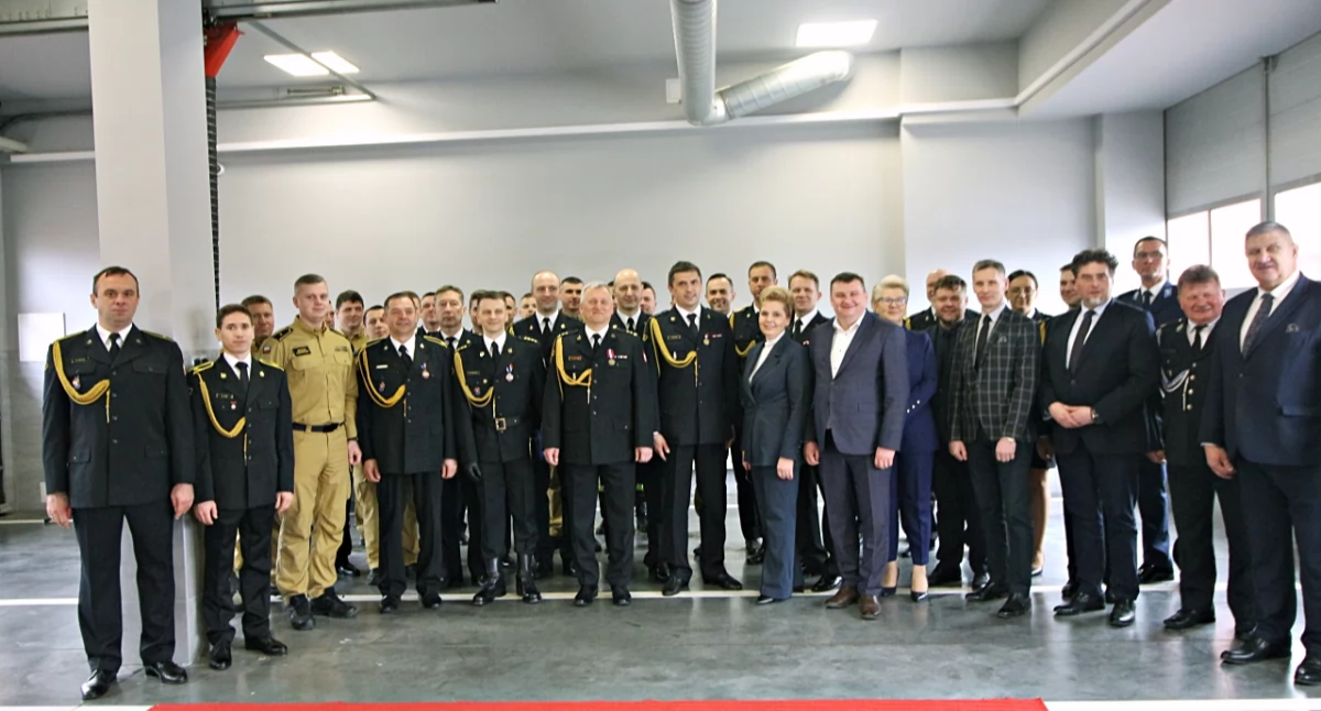 Uroczyste powołanie st. bryg. Tomasza Wojtasia na Komendanta Powiatowego PSP w Łosicach