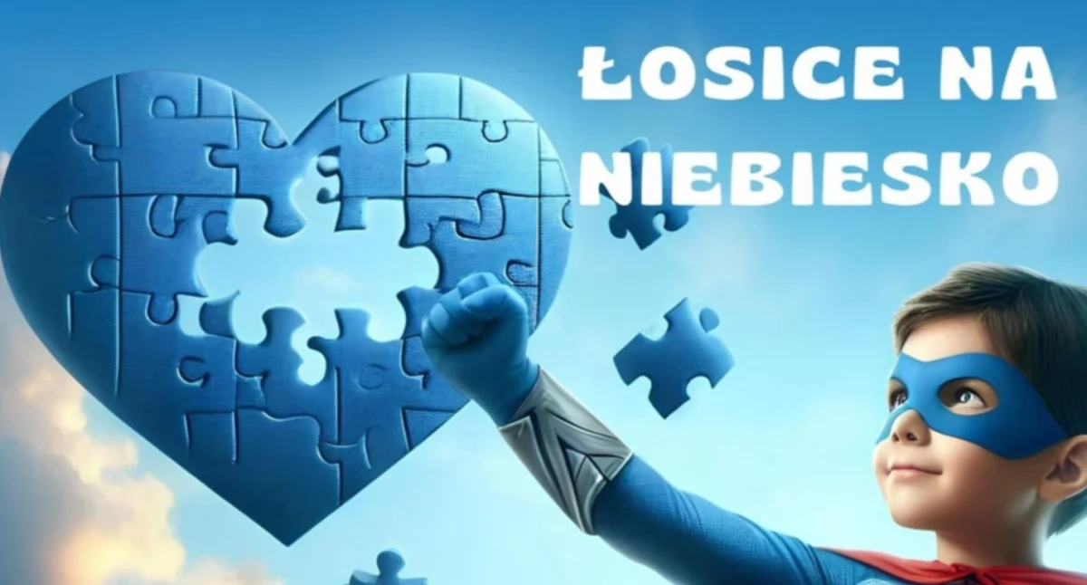 Sztuka, Empatia, Akceptacja – Łosice na Niebiesko