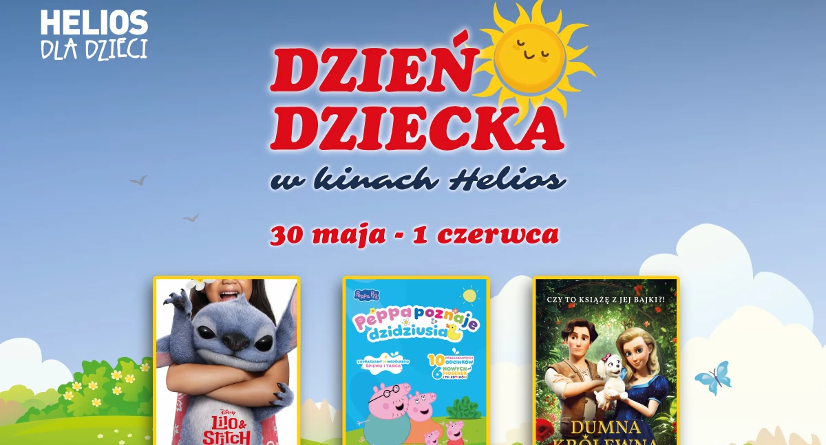 Dzień Dziecka z kinem Helios – filmowa zabawa i zaproszenia do wygrania!