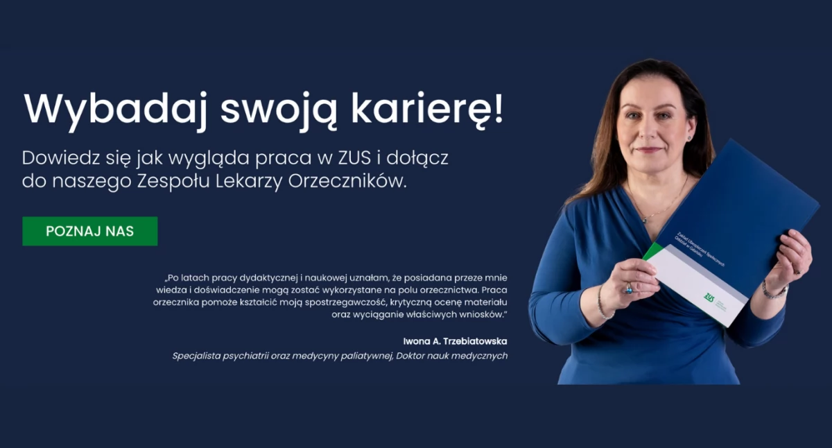ZUS w Siedlcach zatrudni Lekarzy Orzeczników – stabilna praca, elastyczny czas, atrakcyjne warunki