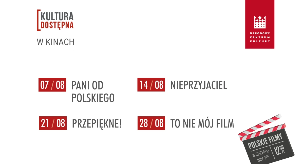 „Pani od polskiego” i inne filmowe perełki – Kultura Dostępna w Heliosie!