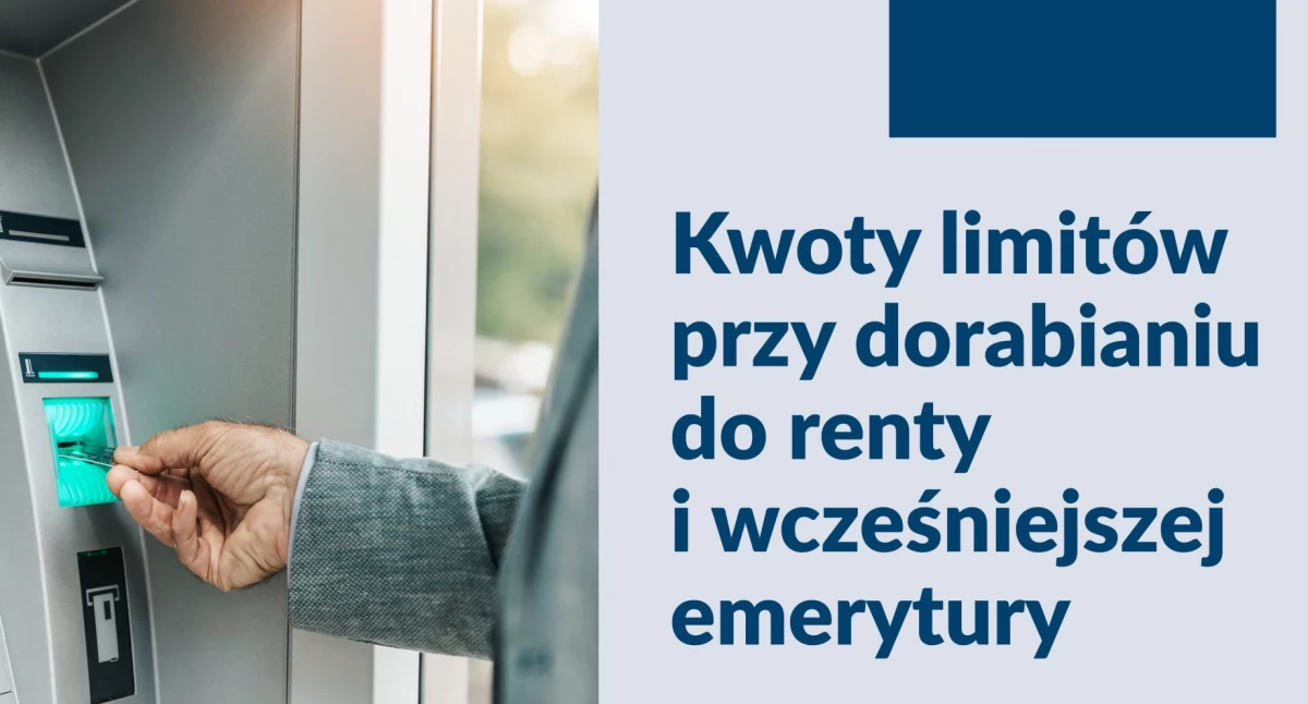 ZUS: niższe limity dorabiania dla rencistów i wcześniejszych emerytów