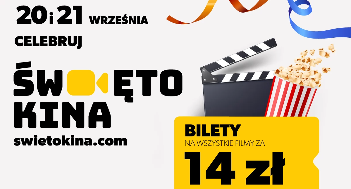 Święto Kina – bilety za 14 zł!