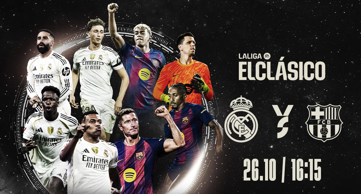 El Clasico. Real Madryt - FC Barcelona w Helios Sport