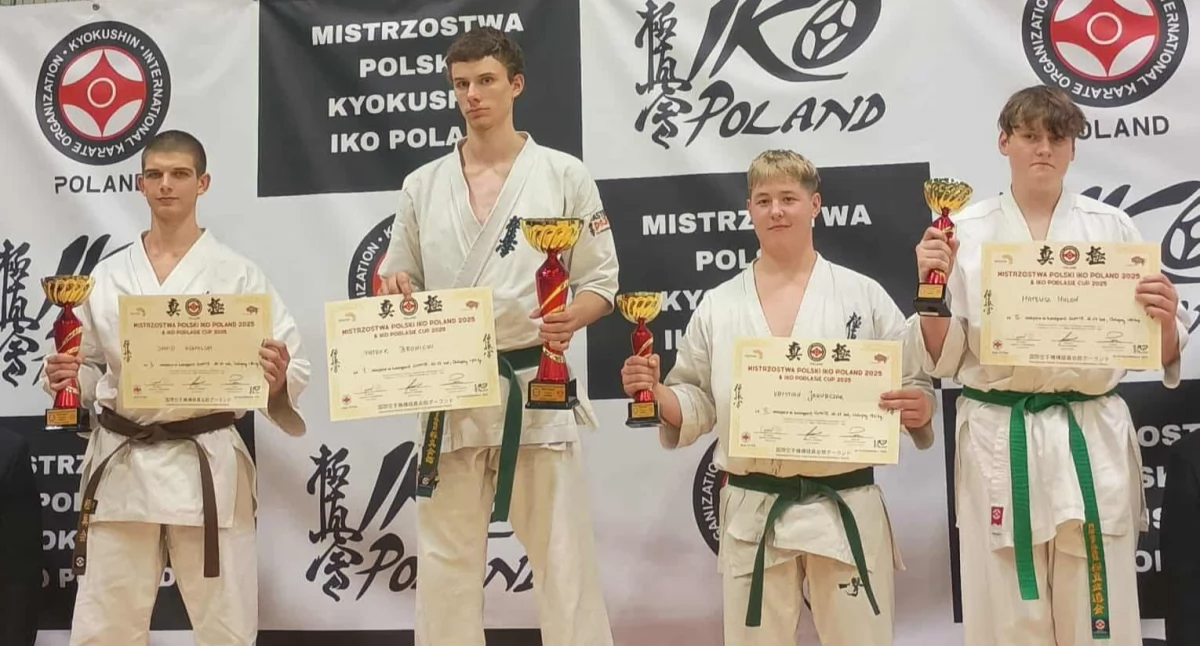 Łosiczanin Dawid Kowalski Wicemistrzem Polski Karate Kyokushin!