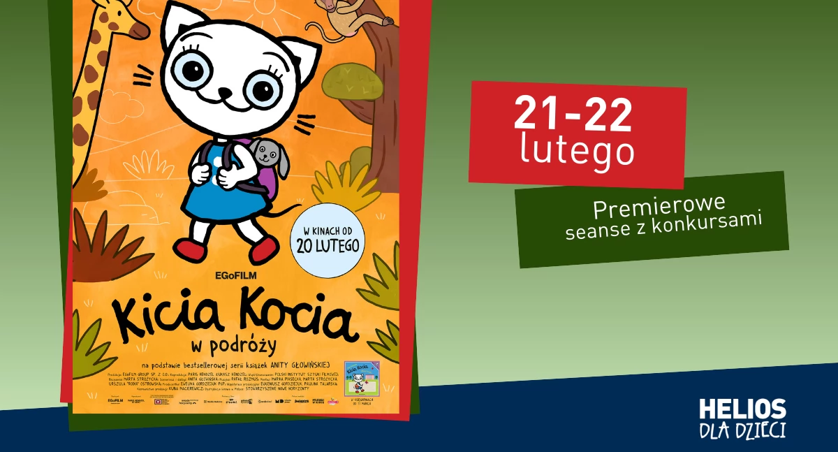 „Kicia Kocia w podróży” w Heliosie - wygraj zaproszenia na premierowe seanse