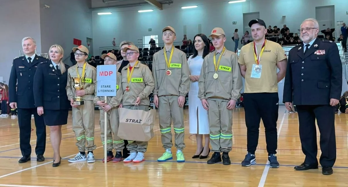 Stare Litewniki wicemistrzami Mazowsza. Drużyna MDP z powiatu łosickiego stanęła na podium wojewódzkich zawodów