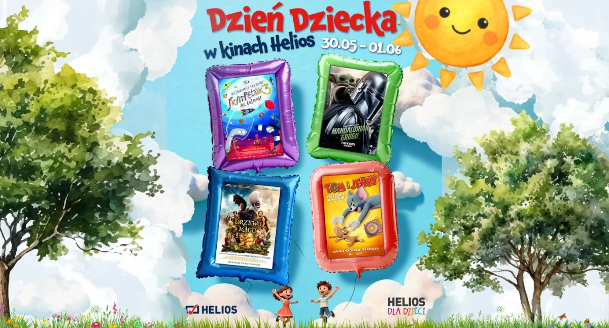 Dzień Dziecka w kinach Helios. Będą rodzinne seanse i konkurs Łosice.info z wejściówkami