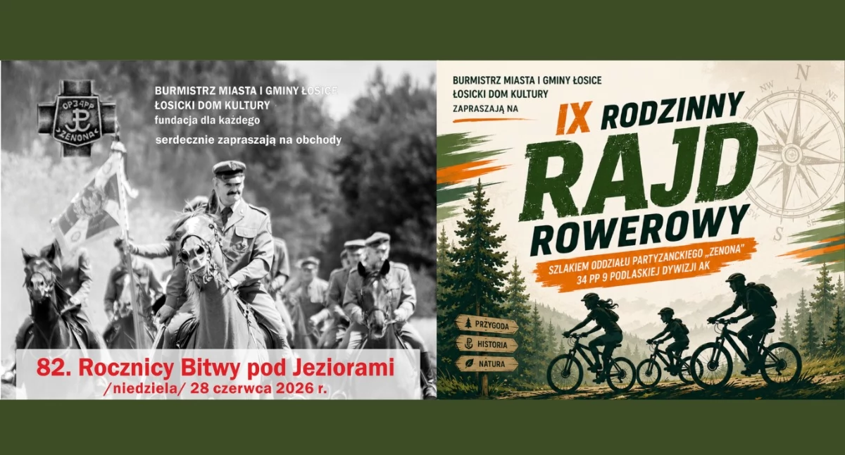 Patriotyczny weekend w Łosicach. Rajd rowerowy i obchody Bitwy pod Jeziorami