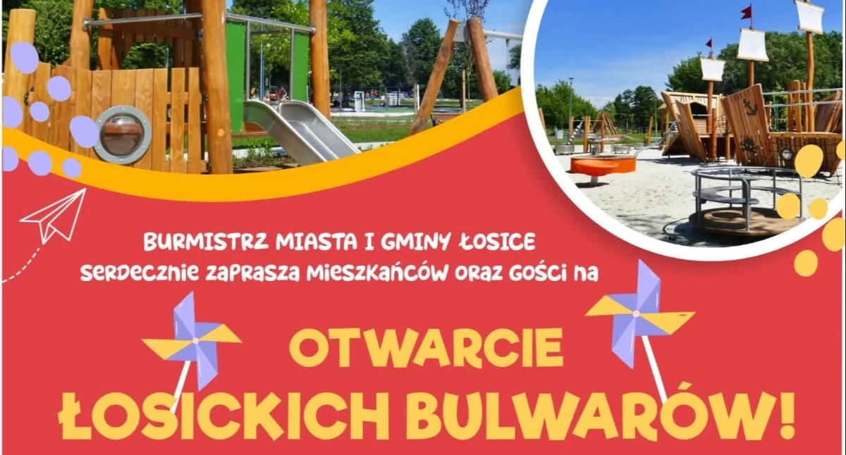 Nowa przestrzeń dla mieszkańców. Łosickie Bulwary gotowe na otwarcie