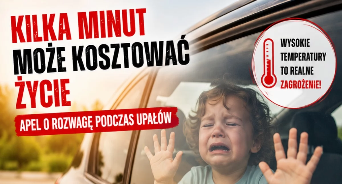 Kilka minut w aucie. Tyle wystarczy, żeby doszło do tragedii