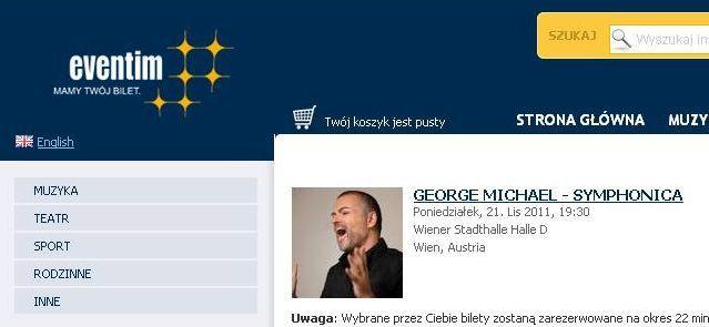 Bilety na Geogre
