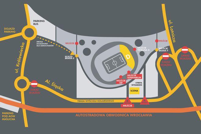 Zamkną aleję przy stadionie, utrudnienia na innych ulicach. Wyścig kolarski wjeżdża do Wrocławia