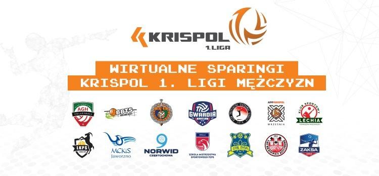 Kluby siatkarskiej KRISPOL 1. Ligi #zostająwdomu, ale nie odpuszczają rozgrywek