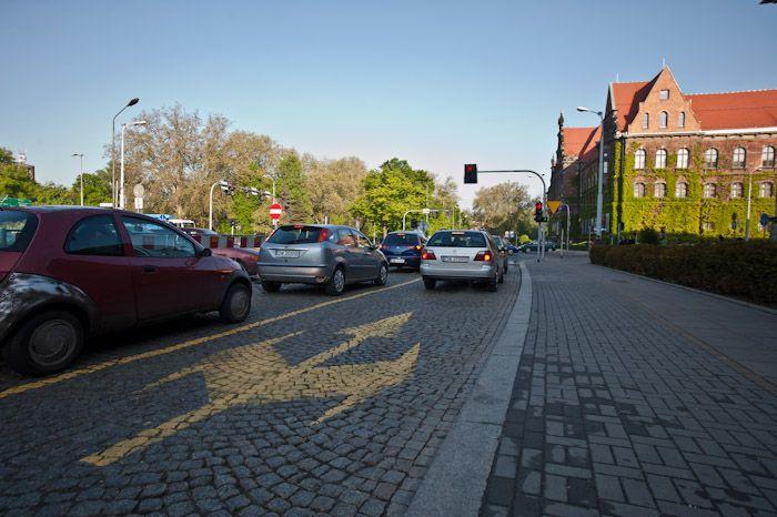 Objazd wokół zamkniętej estakady: nie jest tak źle, jak się obawiano