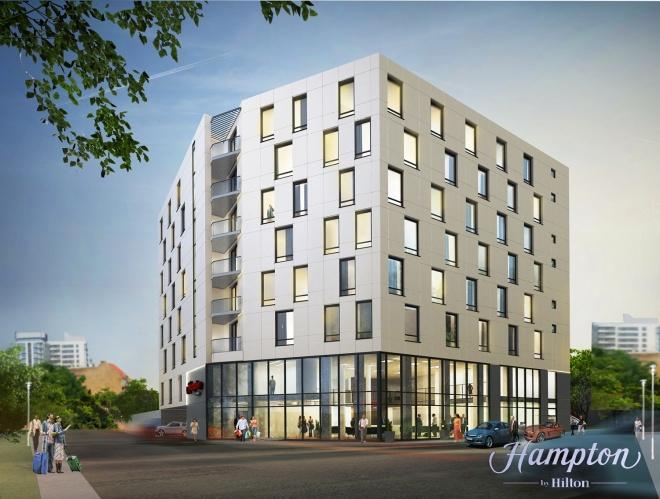 Ruszyła budowa hotelu sieci Hilton przy Sikorskiego. Będzie gotowy w przyszłym roku [WIZUALIZACJA]