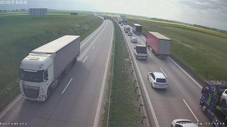 Wrocław: Jedno zepsute auto i korek na A4 na kilka kilometrów