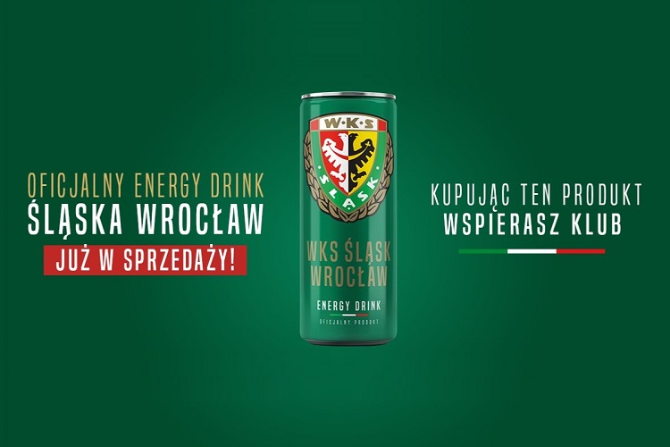 Piłkarski Śląsk Wrocław ma kolejny oficjalny napój