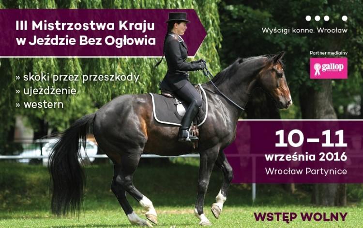 Mistrzostwa w jeździe bez ogłowia już w ten weekend na Partynicach!
