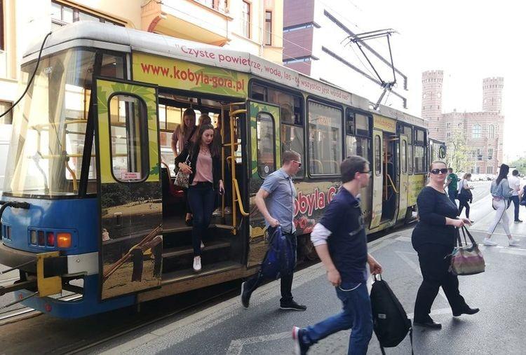 Awaria zwrotnicy w centrum. Tramwaje jeździły objazdem