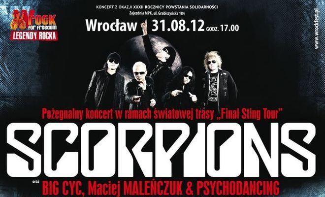 Dodatkowe bilety na wrocławski koncert Scorpions