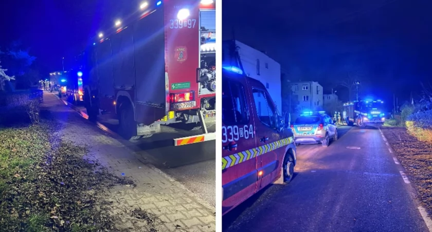  Uszkodzony gazociąg pod Wrocławiem. Nocna akcja ratowników