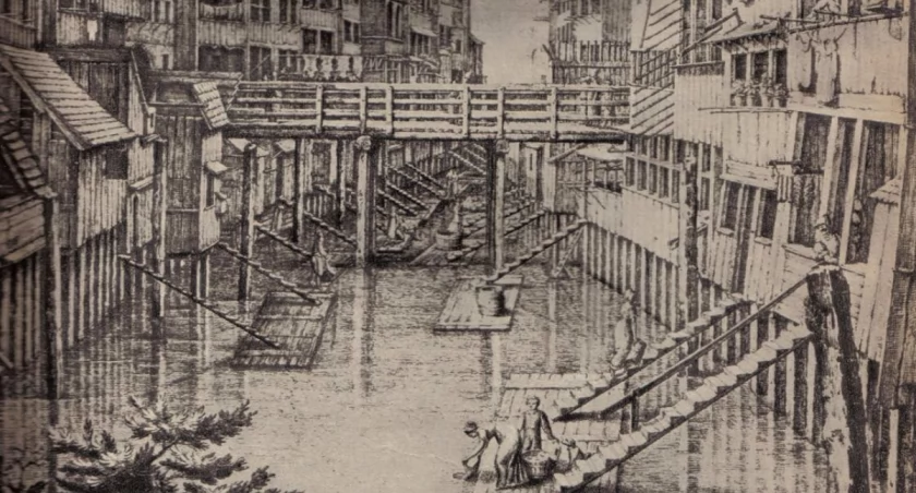 Wrocław 200 lat temu prawie jak Wenecja. Tej rzeki ścieków w centrum już nie ma