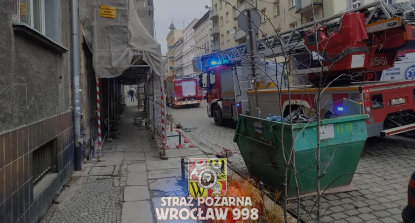 Wrocław: Pożar mieszkania na Rydygiera. Ewakuowano 8 osób