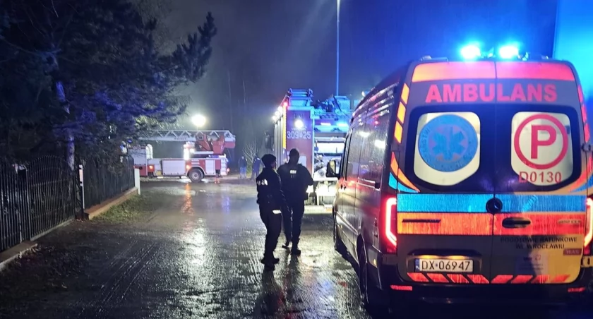 Wrocław: Tragedia na Ołtaszynie. Człowiek zginął w pożarze domu