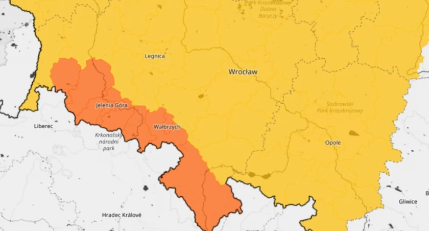 Wichura na Dolnym Śląsku. Może wiać nawet 170 kilometrów na godzinę!
